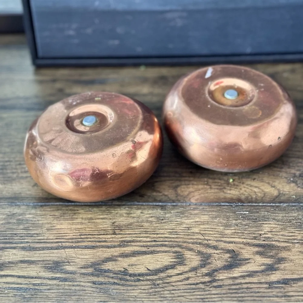 Vintage 2/ Coppercraft Copper Candlesticks Holder - Mid Century